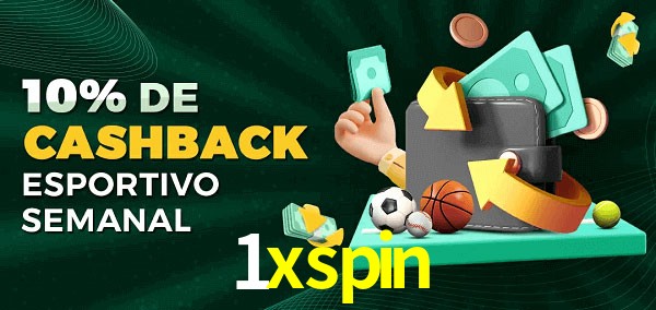 10% de bônus de cashback na 1xspin